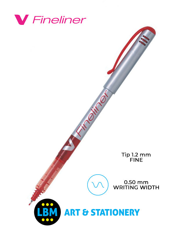 V Fineliner Pen 1.2mm Tip - Choose Colour - SW-V-PP
