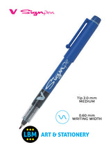 V Sign Pen 2.0mm Tip - Choose Colour - SW-VSP